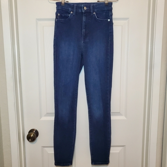 Lovers + Friends Stretch High Rise Skinny Jeans Sz 24 - Picture 1 of 14